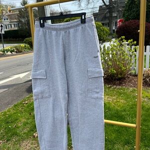 Aritzia Gray Cargo Sweatpants